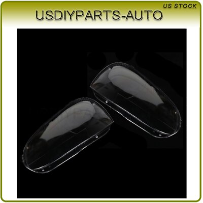 #ad Headlight Lens Clear Cover Plastic Headlamp For 2006 2009 Volkswagen GTI Pair $42.99