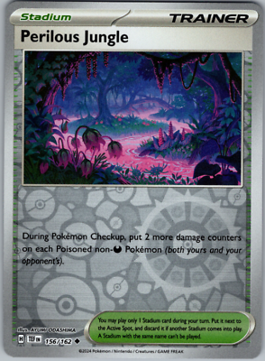 #ad Pokemon Perilous Jungle 156 162 Reverse Holo Temporal Forces NM M $1.45
