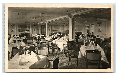 Postcard D quot;Columbusquot; ship dining U3 $9.97