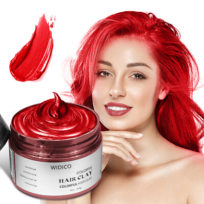 Hair Color Wax Mud Dye Cream Unisex Washable Temporary Modeling Tintage 7 Colors $4.89