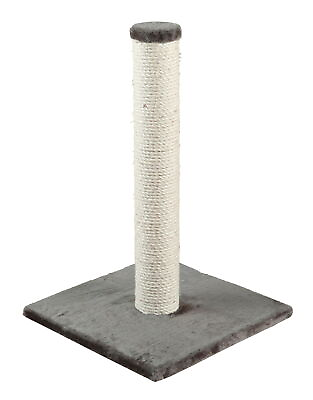 #ad TRIXIE Parla Sisal 24.5quot; Cat Scratching Post with Plush Base Gray. $17.05