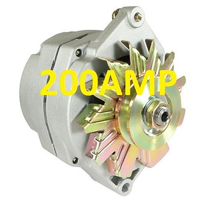 #ad #ad HIGH OUTPUT 200 AMP ALTERNATOR 3 WIRE FOR CHEVY GM BUICK CHEVY OLDS GMC CADDY $186.15