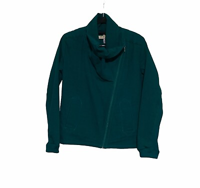 #ad Women’s K Frans Cotton Moto Style Jacket in Emerald Green Sz 1 $19.97
