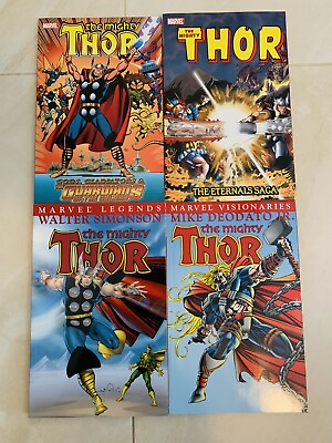 #ad #ad Marvel Comics The Mighty Thor 1966 4x TPB Paperback Graphic Novel Lot Run Set $79.99