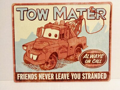 #ad Tow Mater Sign $11.51