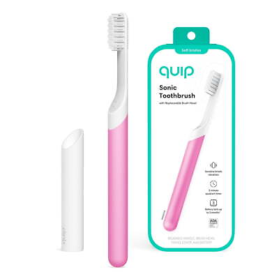 #ad Adult Electric Toothbrush Full Head Built in Timer Travel Case Magenta $20.04