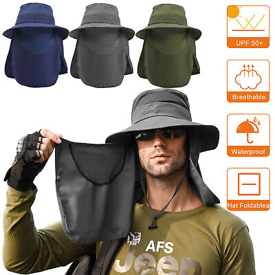 #ad Bucket Hat Cap Fishing Wide Brim Visor Sun Summer Outdoor UV Protection Men Hot $9.93