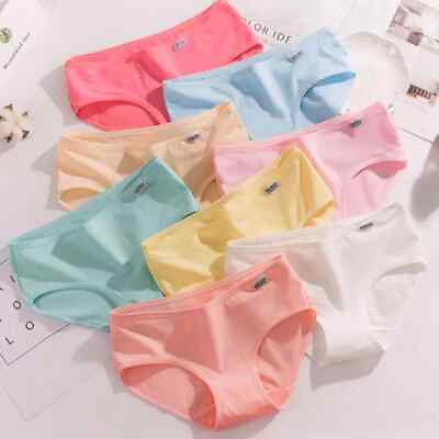 #ad 10pcs Teenage Panties 10 14Years Underwear Children Cotton Kids Girls Briefs $12.99