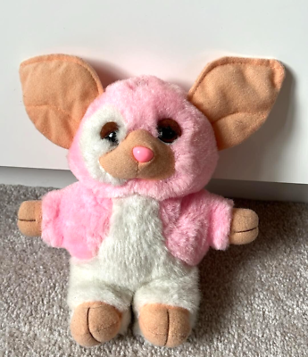 #ad 2002 Gremlins Gizmo Pink and White Girl Pastel Mogwai 8quot; $45.00