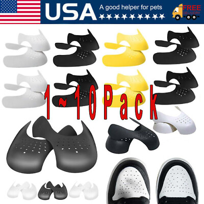 #ad 10Pairs Shoe Protector Anti Crease Force Fields Cover Toe Cap Creasing Decreaser $4.13