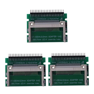3X IDE 44 Pin Male to Compact Flash Male Adapter Connector T8B54661 $10.97