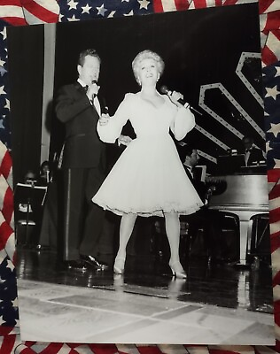 #ad DEBBIE REYNOLDS AND DONALD O#x27;CONNOR CANDID PHOTOGRAPH AT BALL FOR SHIRLY MACLAIN $18.00