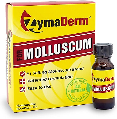 #ad Zymaderm for Molluscm Homeopathic Liquid New and Sealed Expires 2027 $63.96
