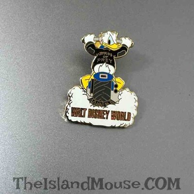 #ad Retired Disney WDW Donald Duck Biker Birds Prey Motorcycle Pin U3:24891 $11.95