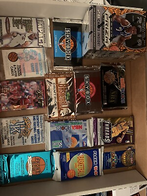#ad LOT OF UNOPENED Basketball PACKS UNOPENED BASKETBALL CARDS Sealed NBA Read $15.00