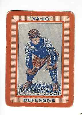 #ad 1925 Capitol Game Co. YA LO Football Board Game Defensive Card $3.99