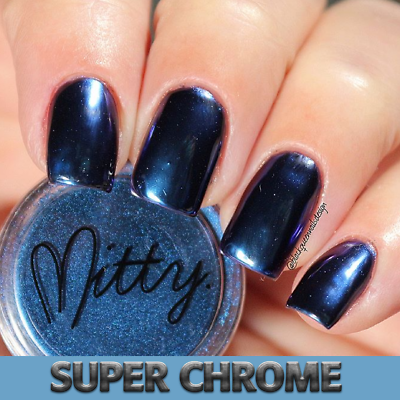 #ad Nail Art Duochrome chrome powder Mirror powder SUPER CHROME Sapphire By Mitty $12.60