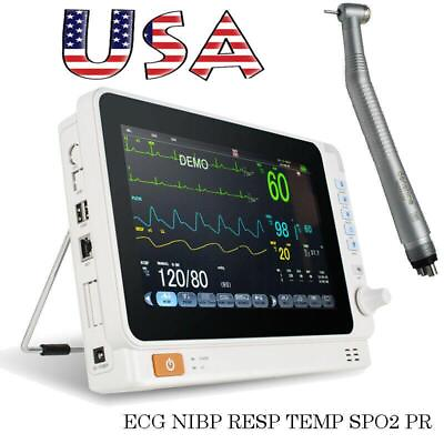 #ad Medical ICU Vital Patient Monitor 6Parameter ECG NIBP SPO2 TEMP RESP PR USA $459.00