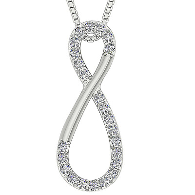 #ad #ad Fashion Pendant Necklace Round Diamond VS1 F 0.75 Carat Prong Set 14K Solid Gold $999.00