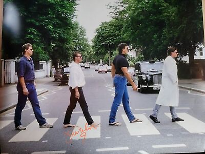 #ad Jim McMahon amp; Dan Hampton Signed Chicago Bears Abbey Road 16x20 $110.00