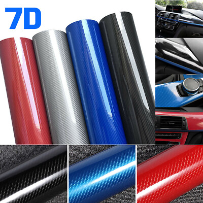#ad High Carbon Gloss Vinyl Film Wrap Sticker Decal DIY Bubble Free Air Release $7.98