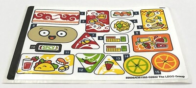#ad Lego New Sticker Sheet for Set 41701 Street Food Market $0.99