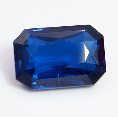 Natural Blue Spinel Emerald 15.75 CT Cut 15x08 MM Certified Rare Loose Gemstone $38.00