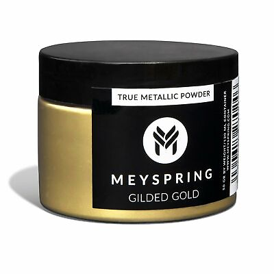 #ad MEYSPRING Gilded Gold True Metallic Pigment Powder for Epoxy Resin Art 50g Jar $12.99