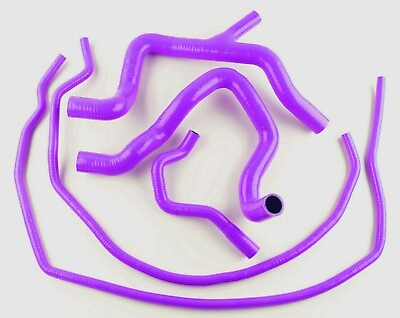 #ad Purple For Ford Focus RS Mk2 2009 2010 2011 Silicone Radiator Coolant Kits Hose $155.00