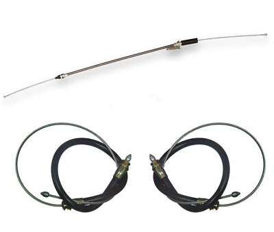 New 1964 1965 Mustang Brake Cables Set Left Right Side and Front 3pc Set $49.90