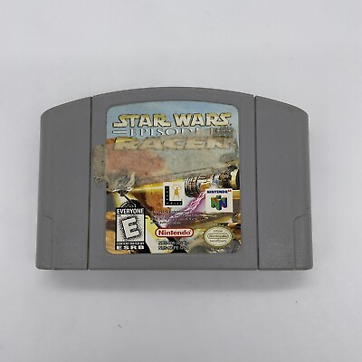 #ad Star Wars Episode 1 Racer Nintendo 64 N64 Authentic Game Cartridge Only SW Ep I $12.95