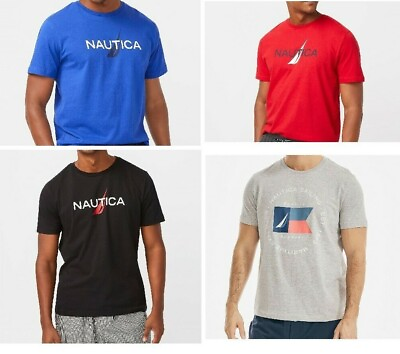 #ad NWT Men#x27;s Nautica Short Sleeve Tee T Shirt S M L XL XXL $15.00