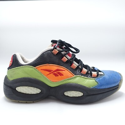 #ad Reebok Question Low 4 172394 Men#x27;s Multicolor Athletic Sneaker Shoes Size US 8.5 $31.49