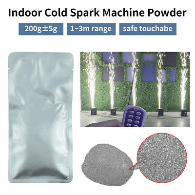 TI Cold Sparks Machine Powder for INDOOR Use Small Fine Particles 1 3M 200g #ad $16.89