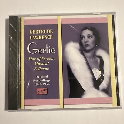 Gertrude Lawrence Gertie Original Recordings 1927 1936 New CD $16.99