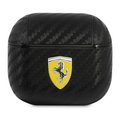 #ad Official Ferrari PU Carbon On Track Case for Airpods 3 New GBP 22.95