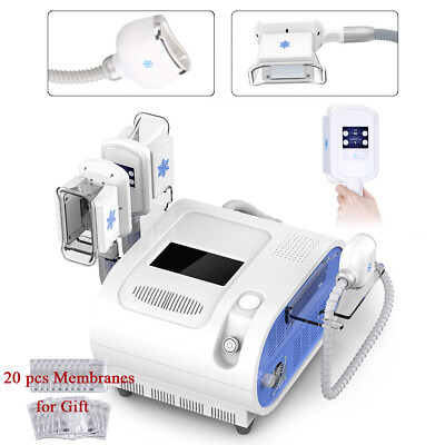 #ad 3 Handles Freezing Cold Sculpt Body Massager Double Chin Removal Beauty Machine $1250.00