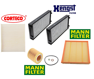 OEM Air Filter Oil Filter AC Cabin Filter Kit for BMW X5 X6 sDrive35i xDrive35i $96.52