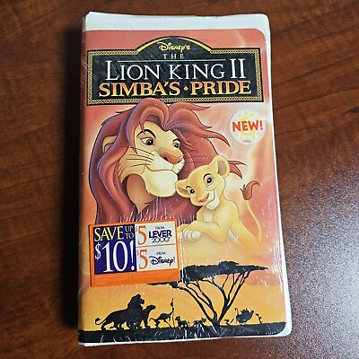 #ad The Lion King 2 VHS Sealed Brand New Family Disney Lion King II Simbas Pride $8.95