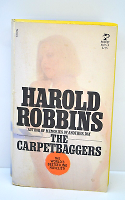 #ad The Carpetbaggers By Harold Robbins 1962 Vintage Pocket Books Paperback $9.99