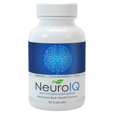 NeuroIQ Nootropic Brain Health Supplement For Memory Concentration and Focus $29.95