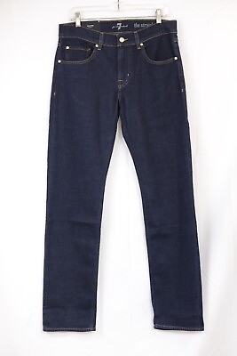 7 Seven For All Mankind The Straight Classic Jeans Men Sz 29 30 31 32 38 NWT $79.95