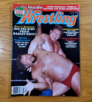 #ad INSIDE WRESTLING Victory Sports Series Magazine Vintage Issue from January 1981 $14.99