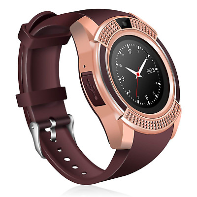 Smart Watch Bluetooth Unlocked Phone Call Memory Card Slot for Android Cellphone $25.37