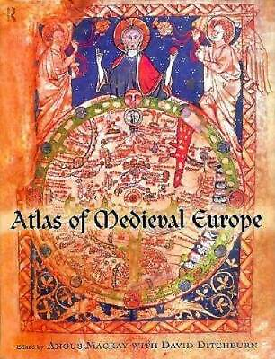 #ad Atlas of Medieval Europe Hardcover By Ditchburn David GOOD $6.68