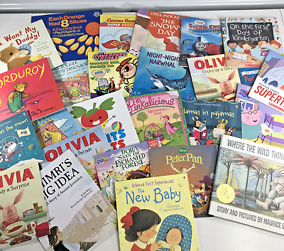 #ad Random Lot of 20 Books for Children#x27;s Kids Toddler Babies Preschool Daycare $19.98