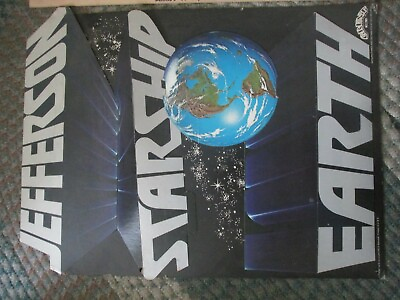 #ad Jefferson Starship promo stand up 3 D EARTH Grunt vinyl lp paul kantner airplane $299.95