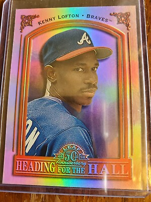#ad 1998 Leaf 50th Heading for the Hall Insert #11 Kenny Lofton 3500 Indians Braves $7.97