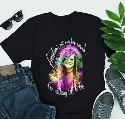 #ad Retro Janis Joplin Rock and Roll Woodstock Hippie Queen Music Band T shirt $18.99