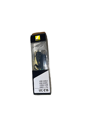 Nikon Coolpix Camera UC E16 Hot USB PC Data Sync Cable Cord NEW IN BOX OEM Genui $16.99